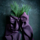 christmas gifts for her with purple silk ribbon