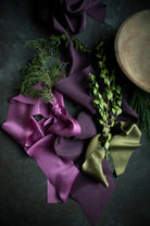 silk & willow hand dyed silk ribbons