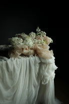 white silk table drapery for wedding tables