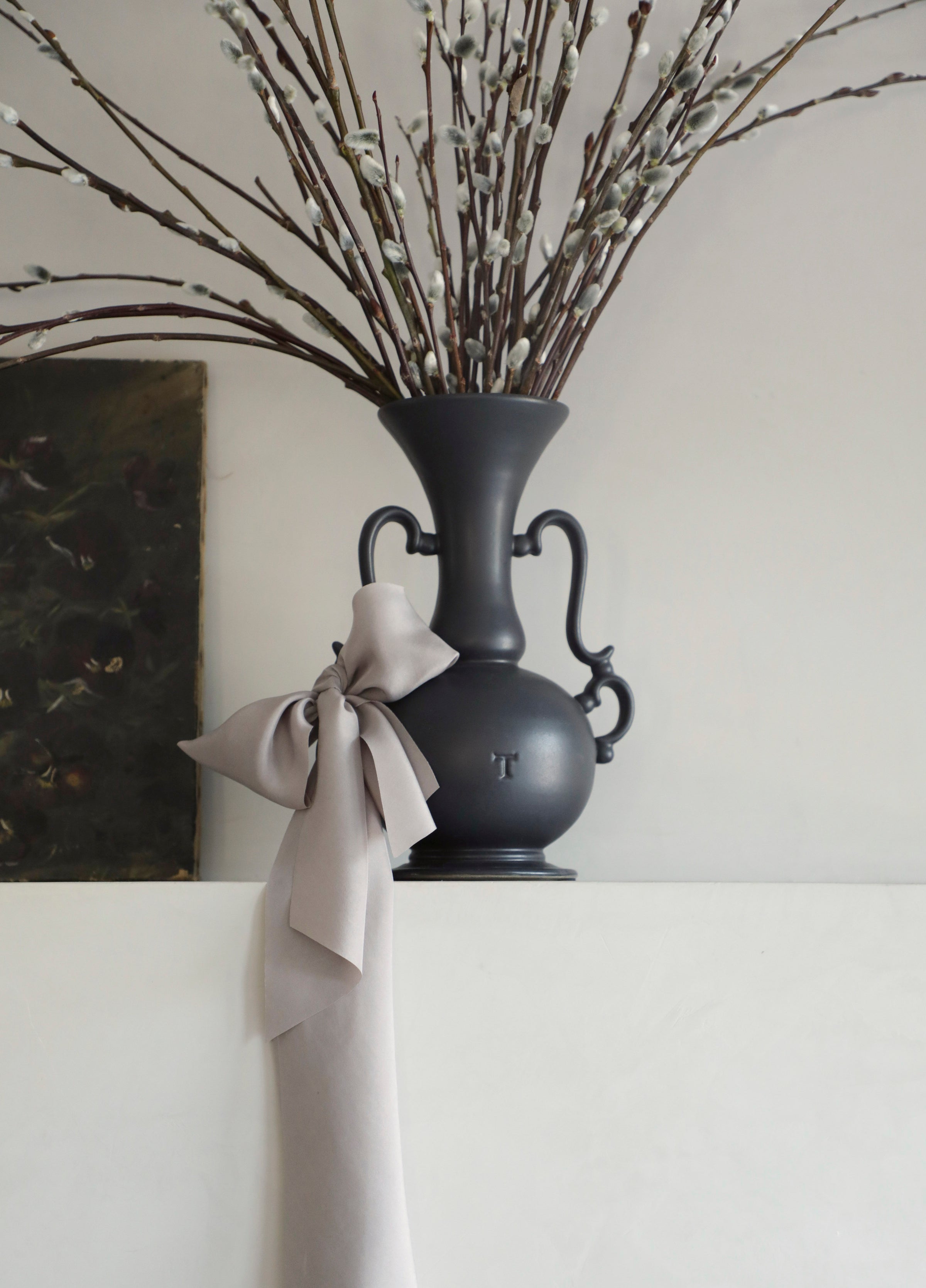 Pebble Gray silk ribbon – Silk & Willow