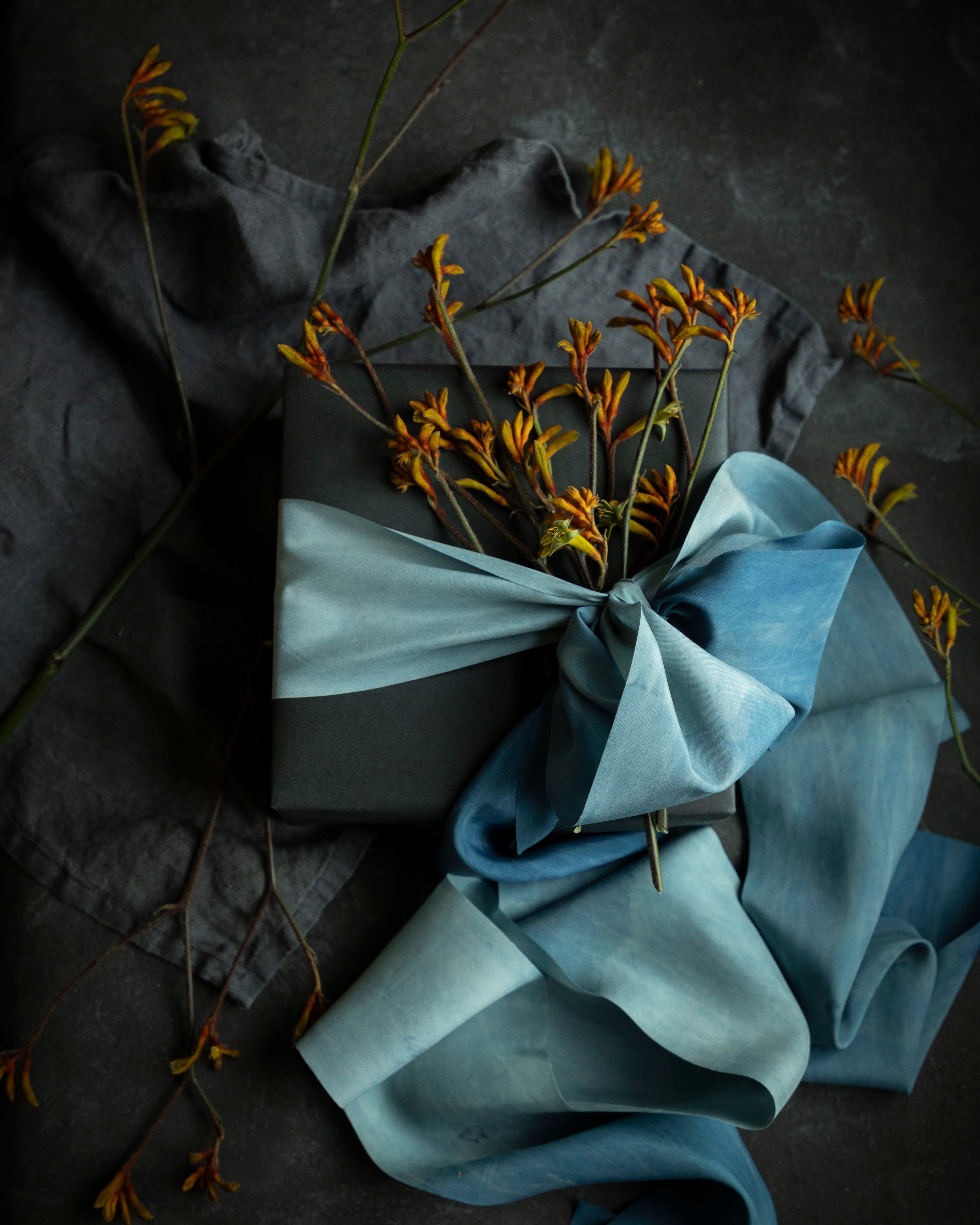 the art of gifting. custom gift wrapping inspiration with silk ribbons by silk and willow
