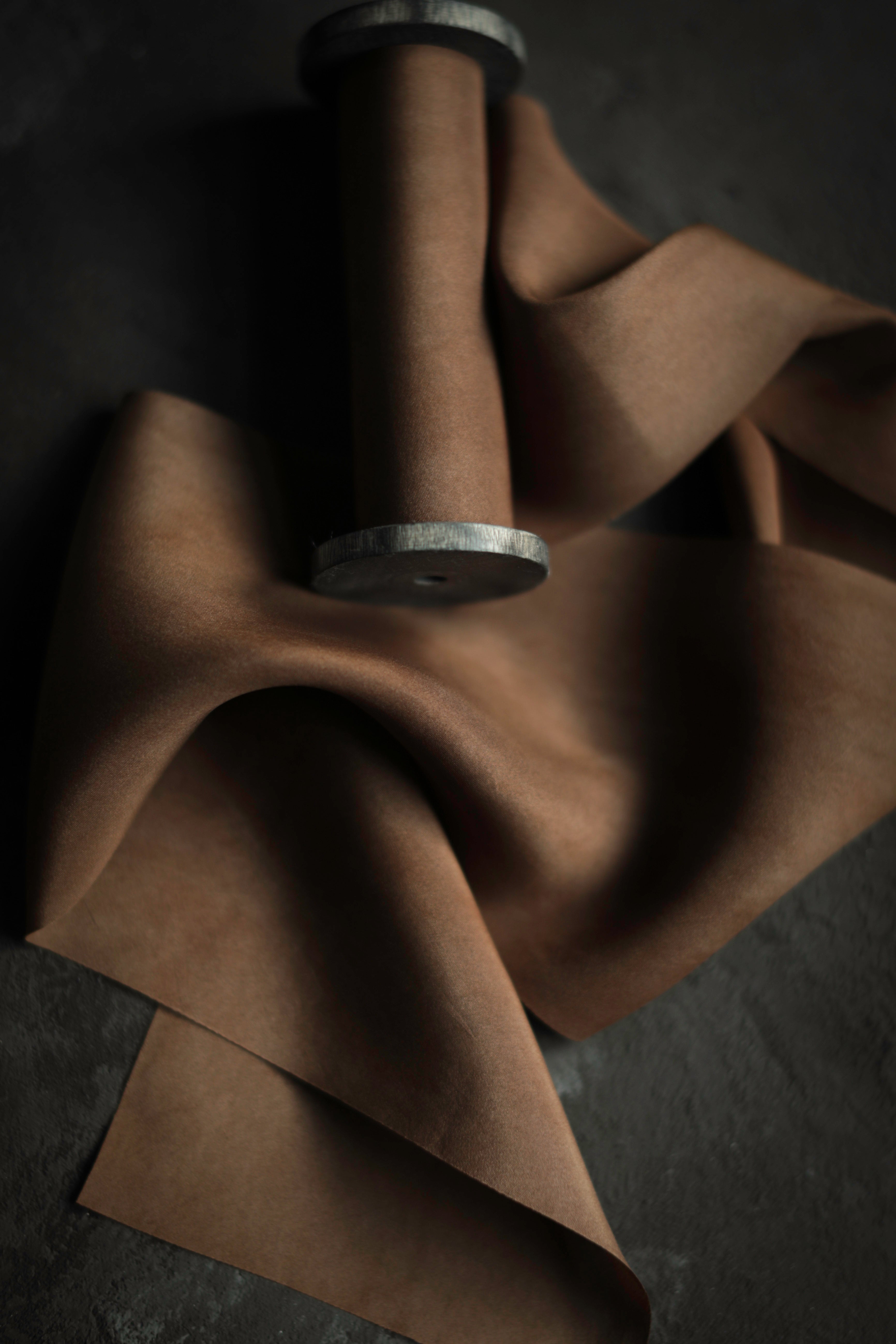 mocha silk ribbon