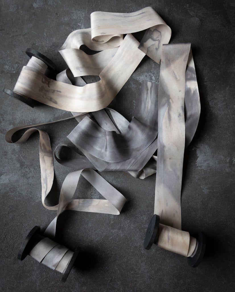 marbled silk ribbon by silk and willow