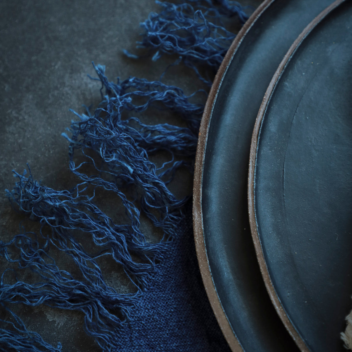 Set of 4 / Organic Cotton Handloomed Placemats/Picnic Mat Silk & Willow