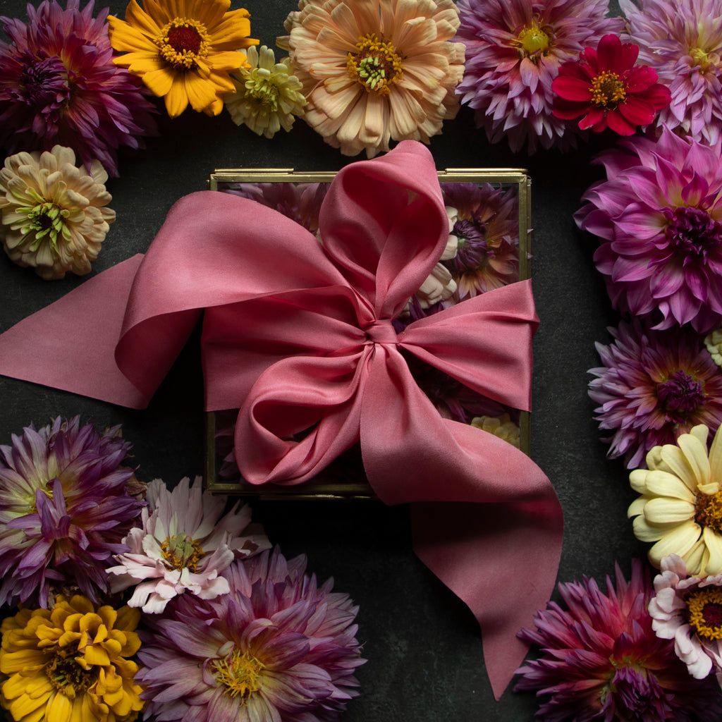 barbie pink silk ribbon