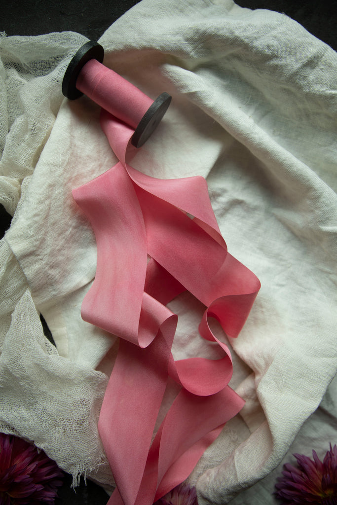 barbie pink silk ribbon