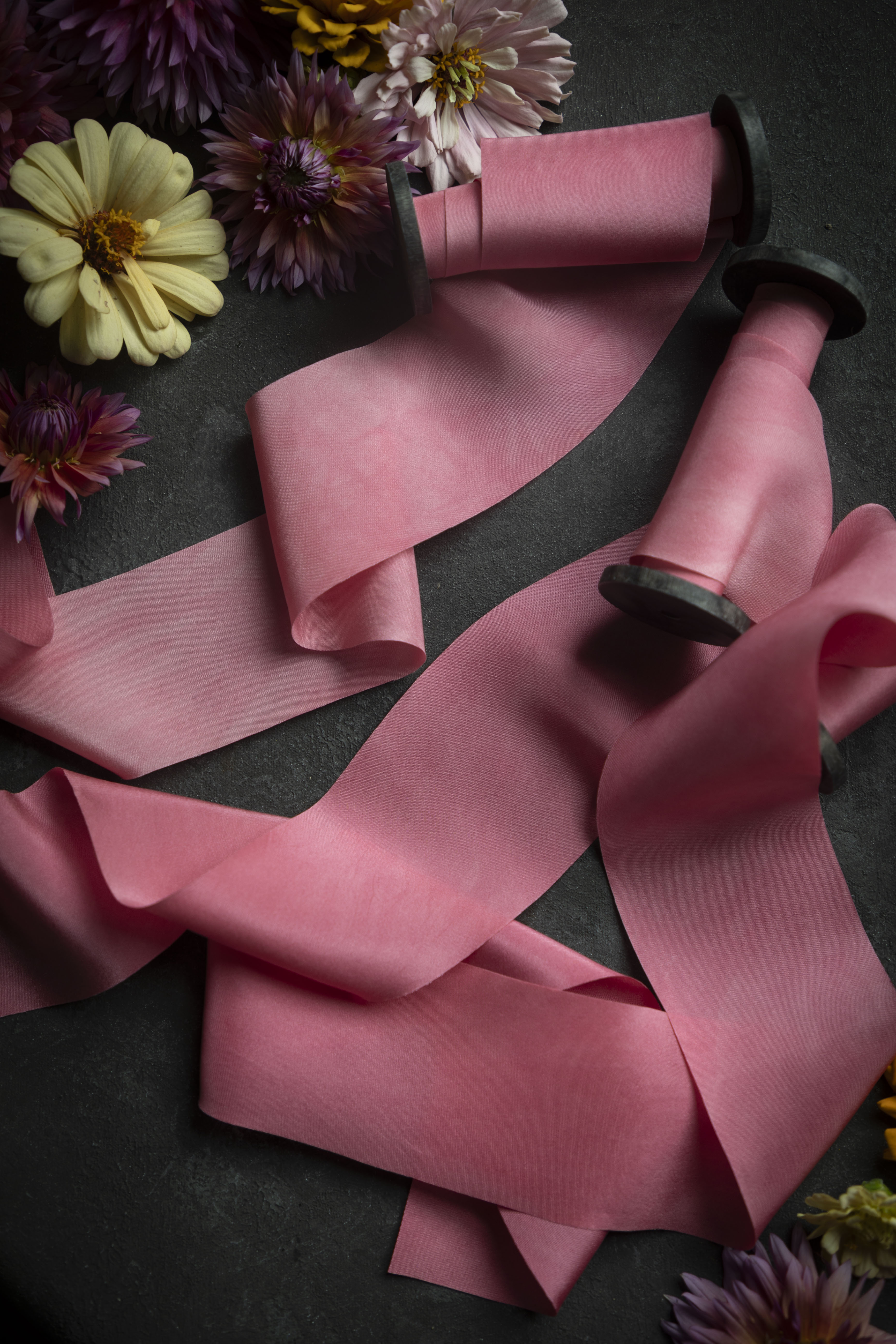 Playful Pink Silk Ribbon