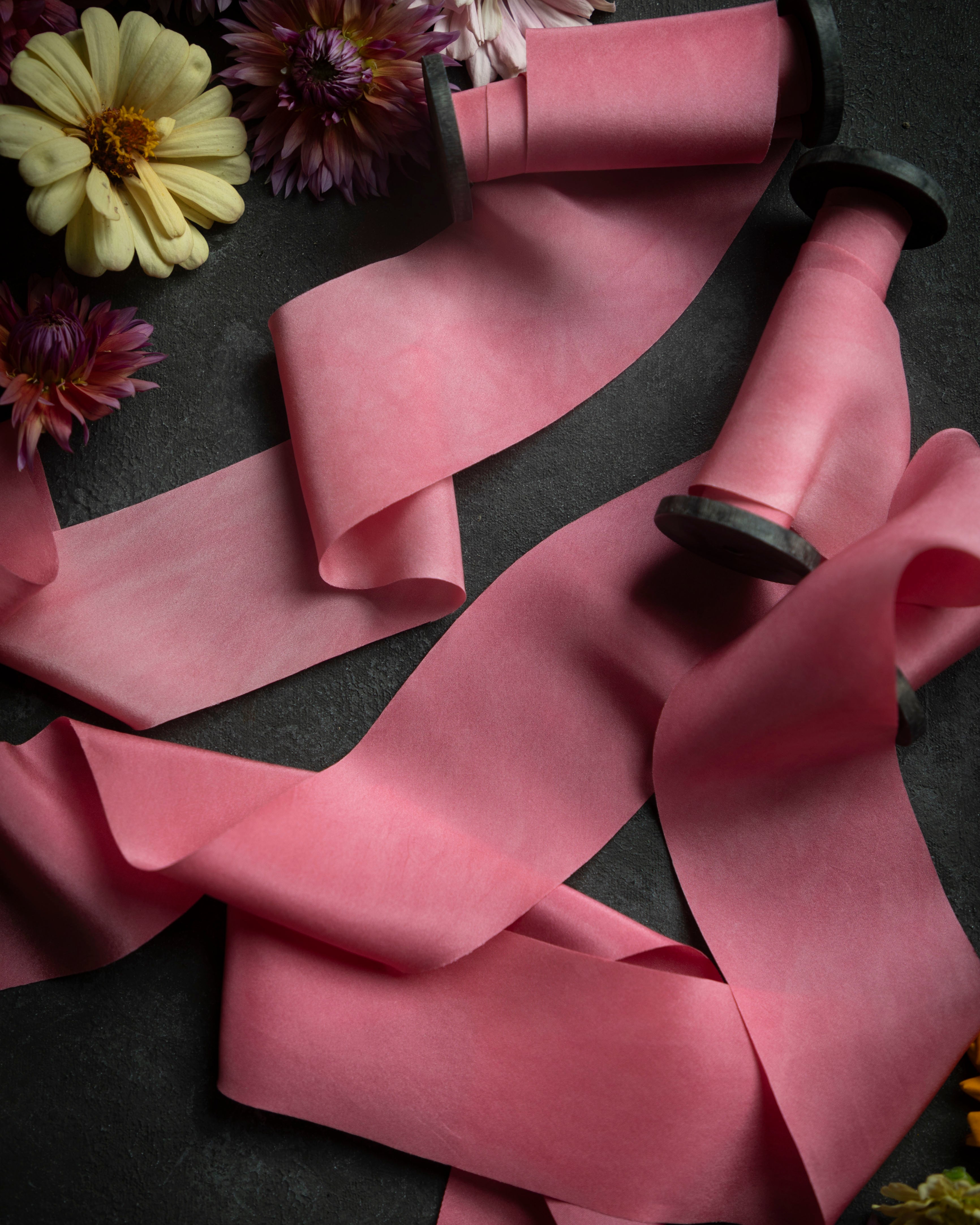 barbie pink ribbon for wedding flowers