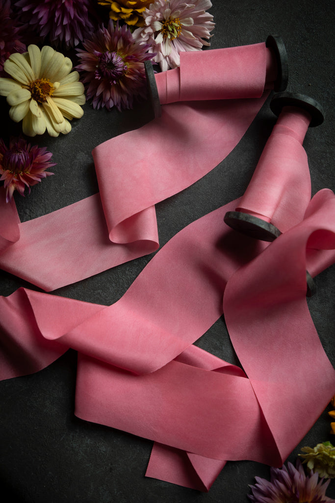 barbie pink ribbon for wedding flowers