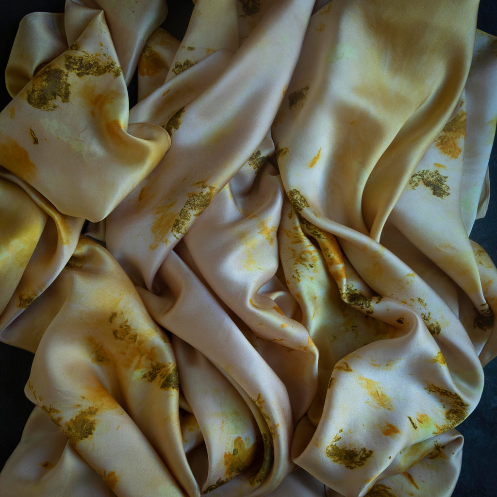 hand dyed designer silk scarf