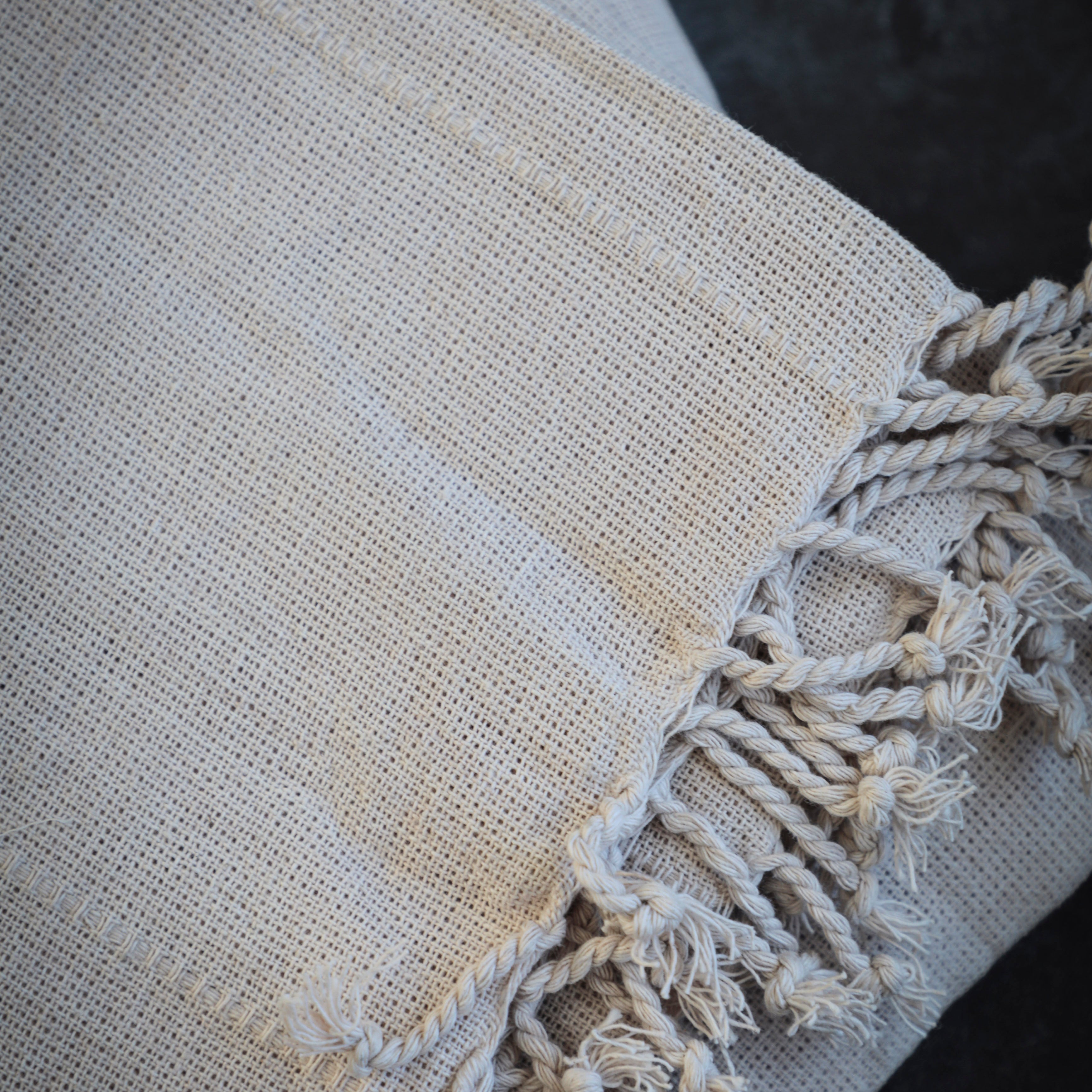 Organic Cotton Hand-loomed Throw Blanket