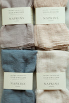 handmade eco-friendly napkins. plant dyed napkins for bespoke events