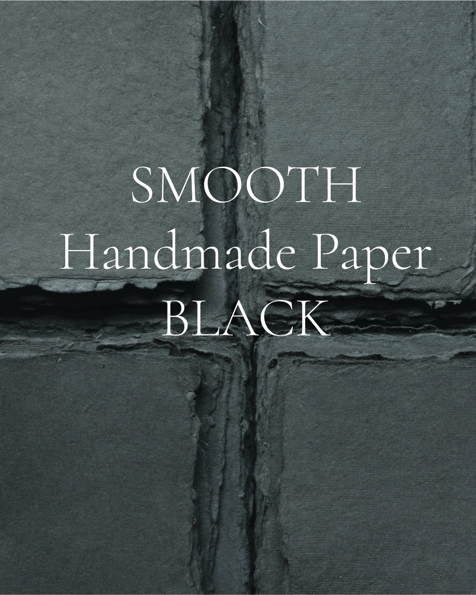 handmade paper black for custom wedding invitations