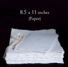 handmade paper, wedding programs, vow book,