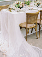 wedding event decor, silk and willow custom wedding head table design