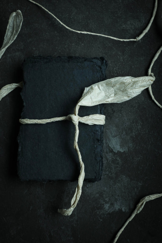 sustainable natural twine silk and willow for custom wedding invitations
