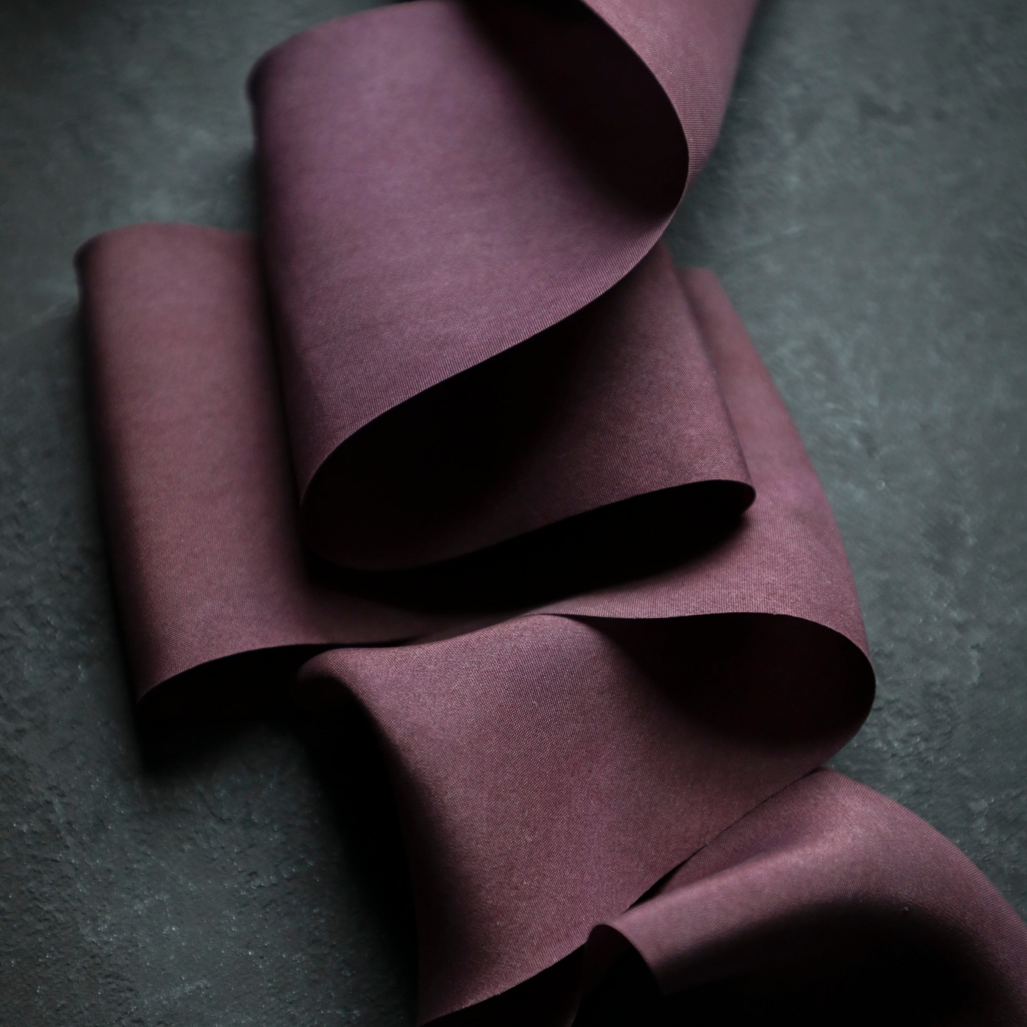 Noir Silk Ribbon – Silk & Willow