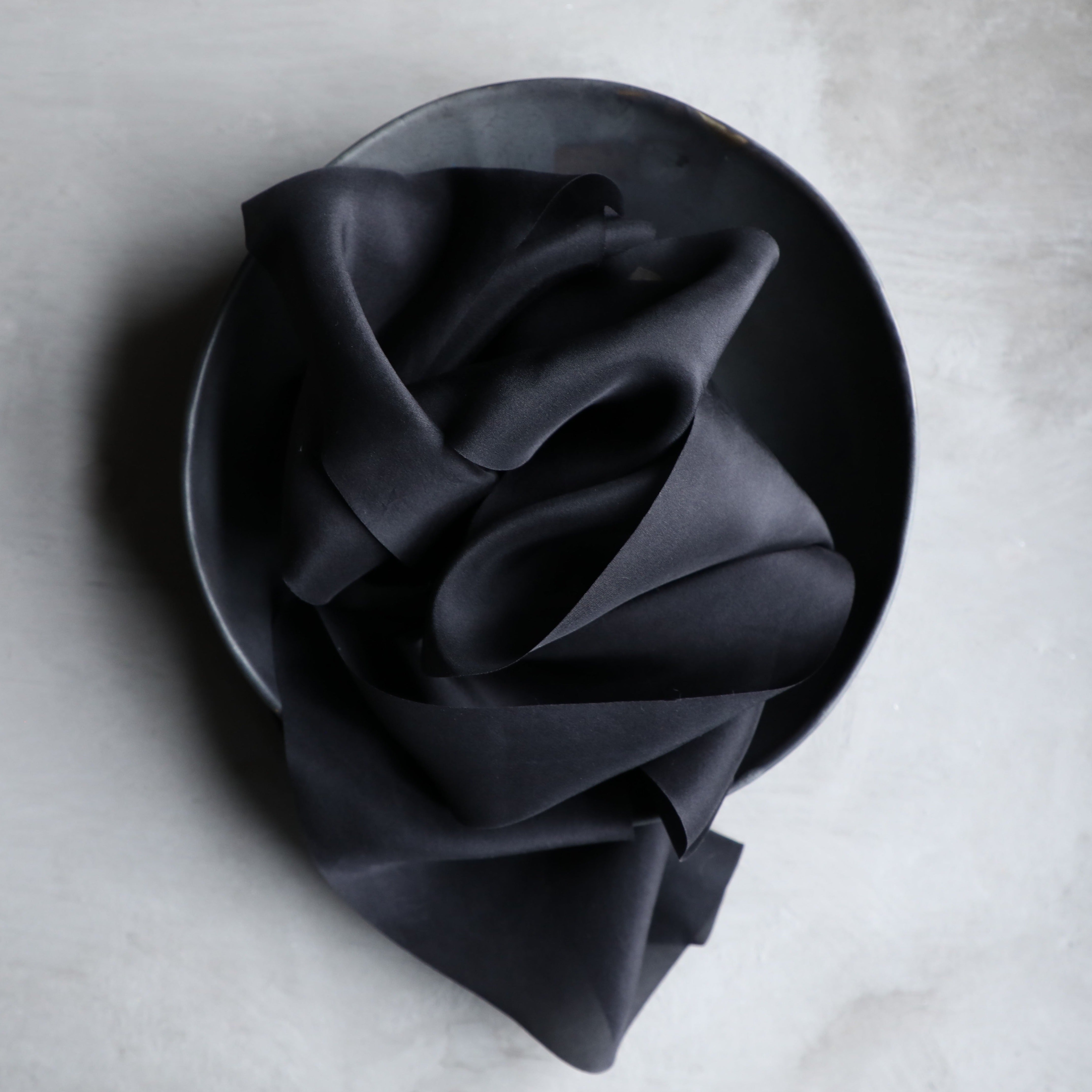 Silk Ribbon in Black - 1/8 / 4mm — Carmel Doll Shop Boutique
