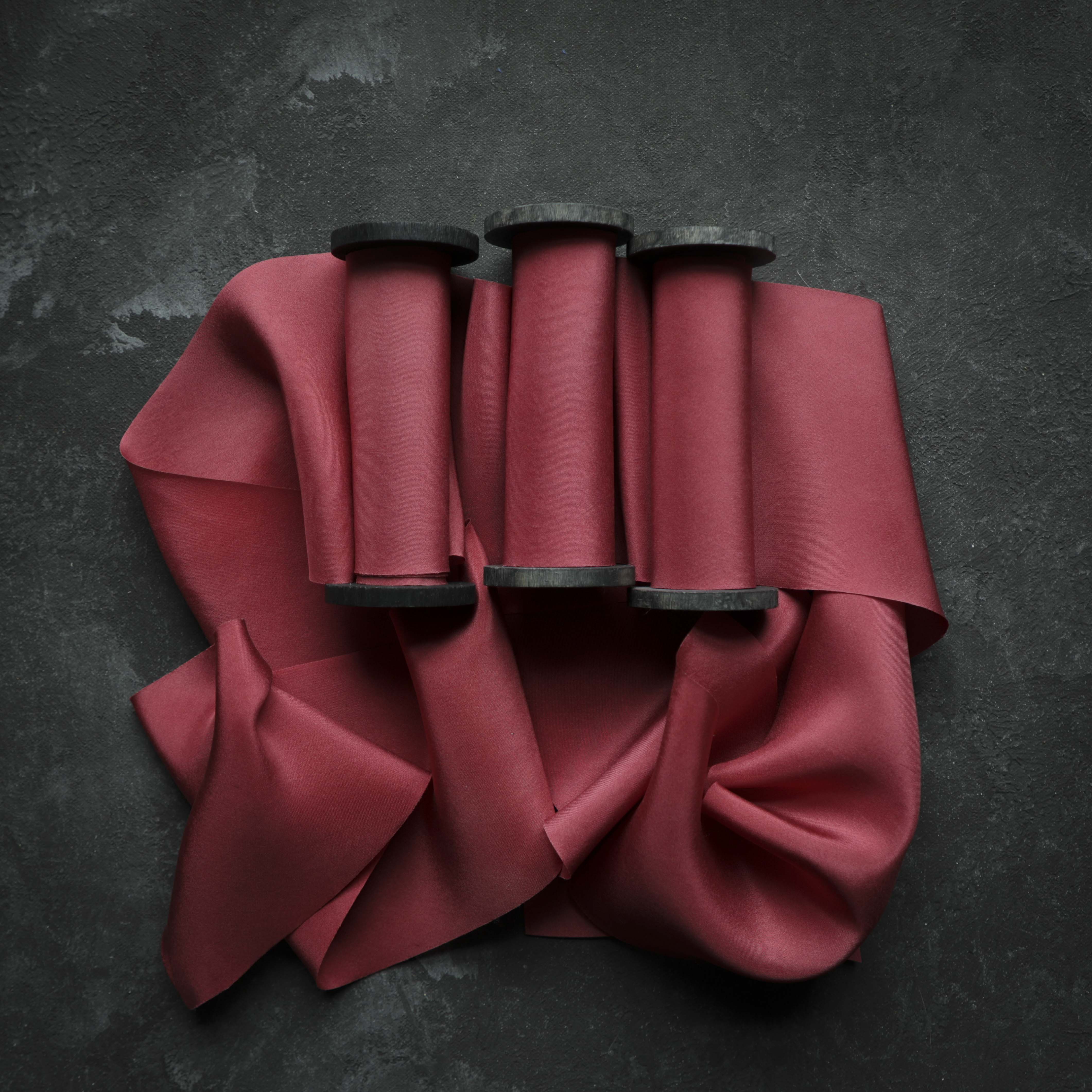 Free: Red Silk Ribbon - Red satin 