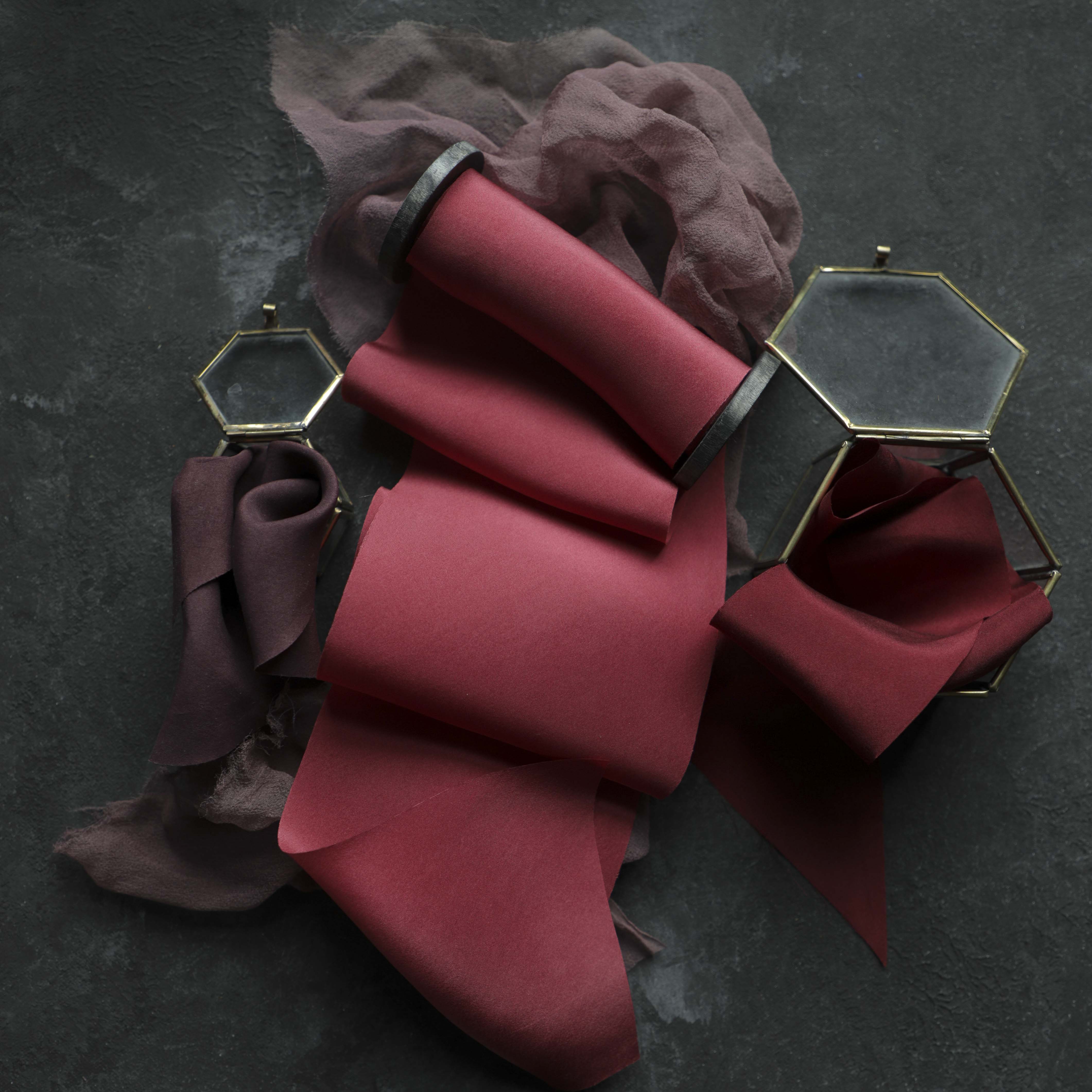 Red Rouge Silk Ribbon {read full description} – Silk & Willow