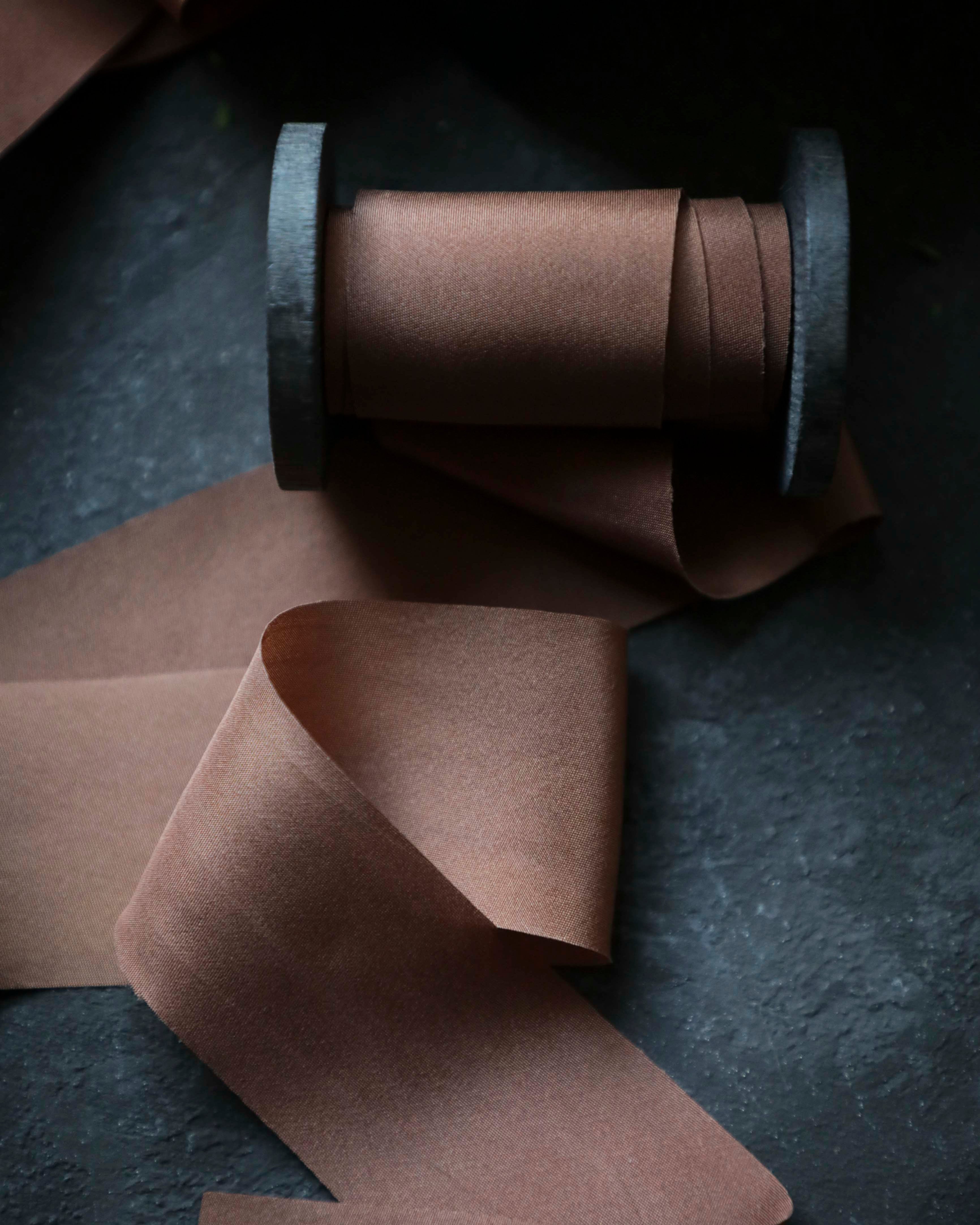 copper silk ribbon