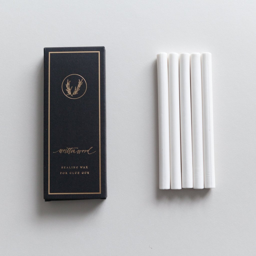 Blush Glue Gun Sealing Wax (Box of 5 Sticks) – Written Word Calligraphy and  Design