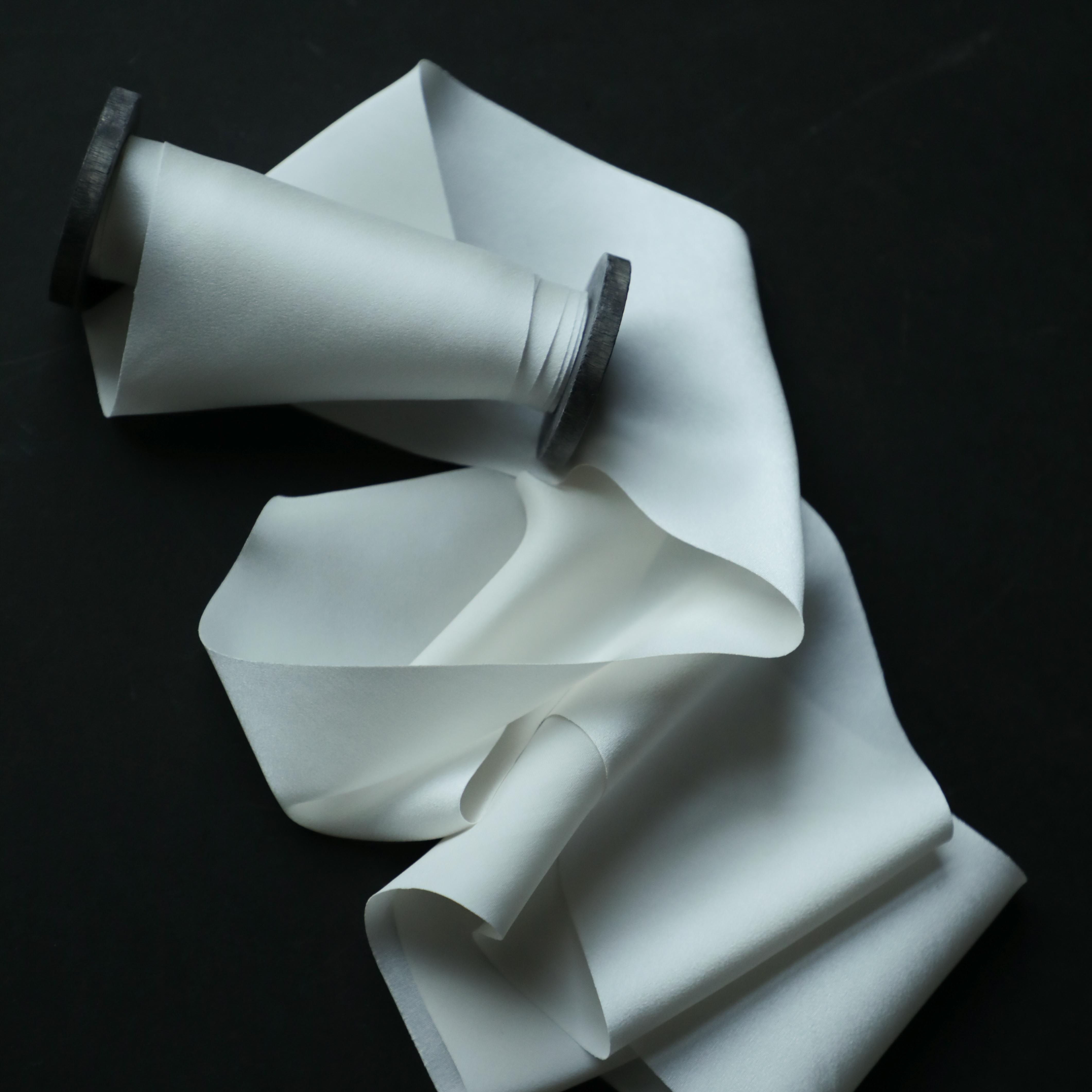 White Ribbon Color White Silk Ribbon