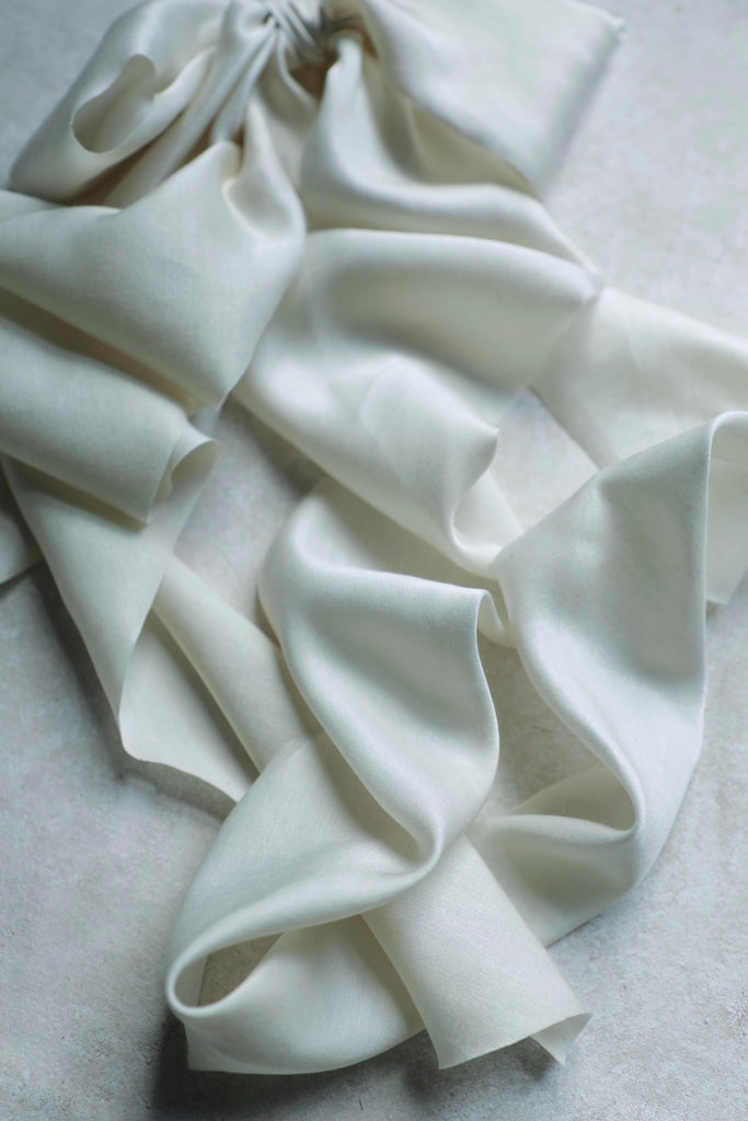 organic silk ribbon by silk and willow