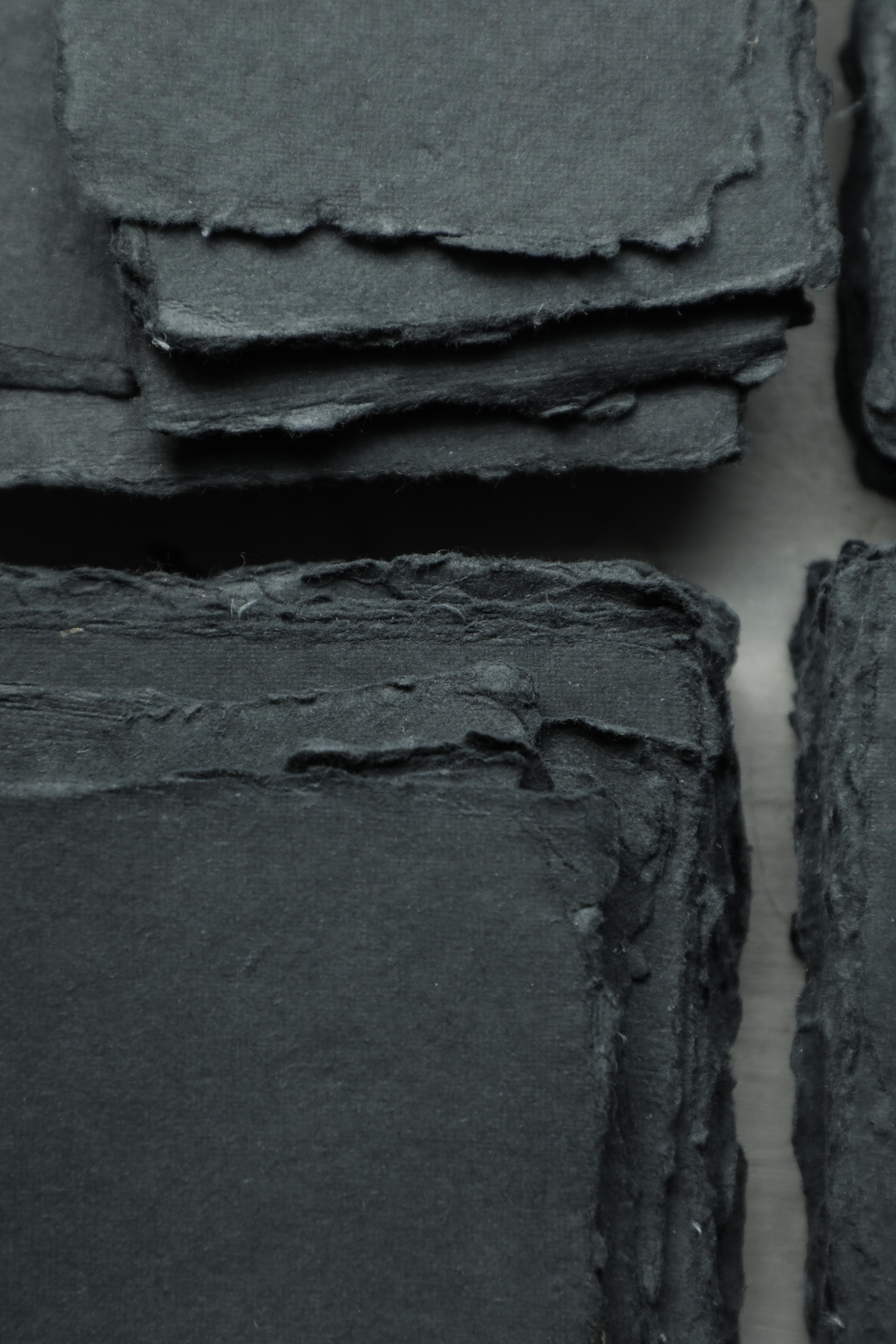 handmade paper black