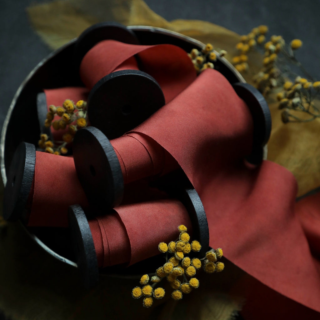 red silk ribbon 