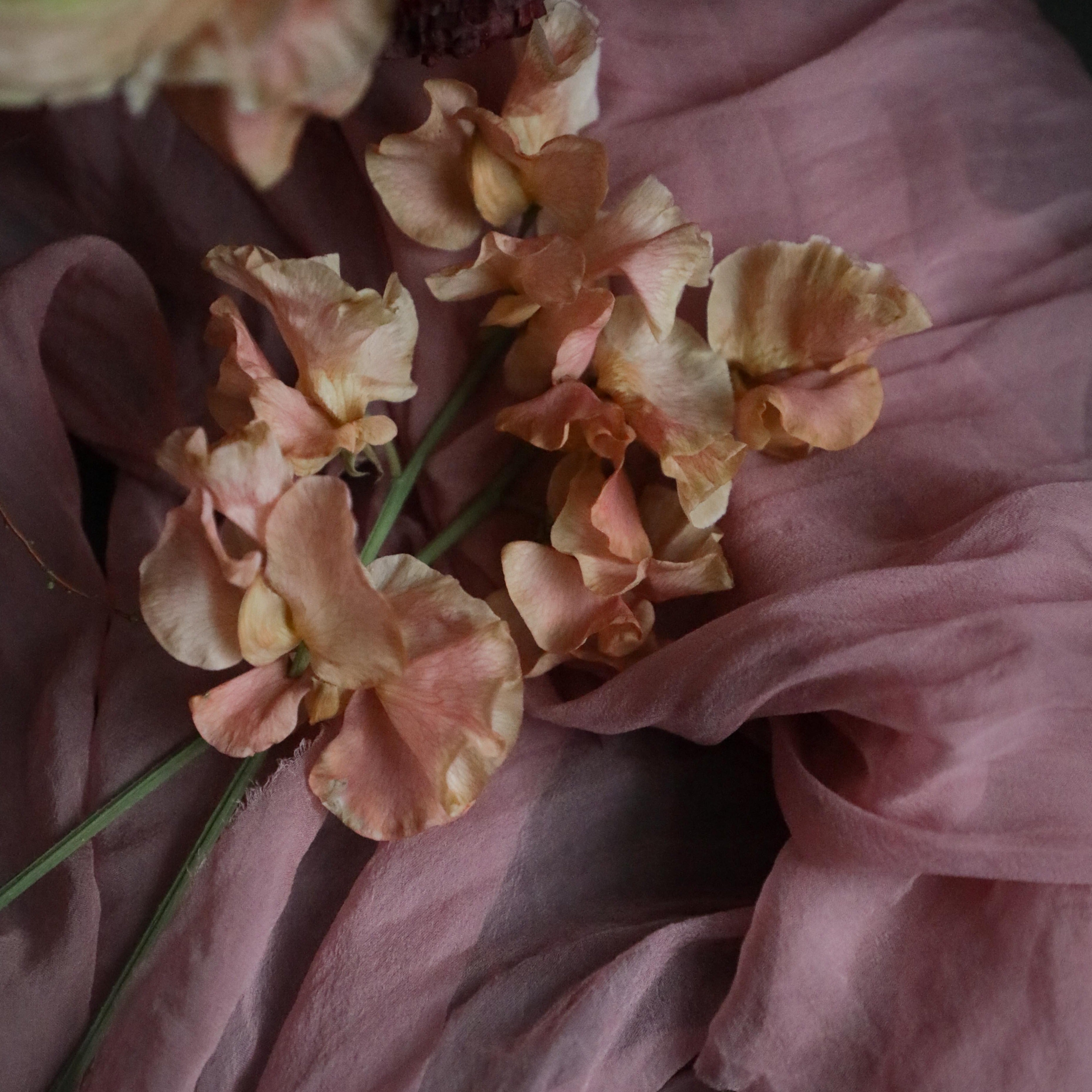 sheer silk table runner 