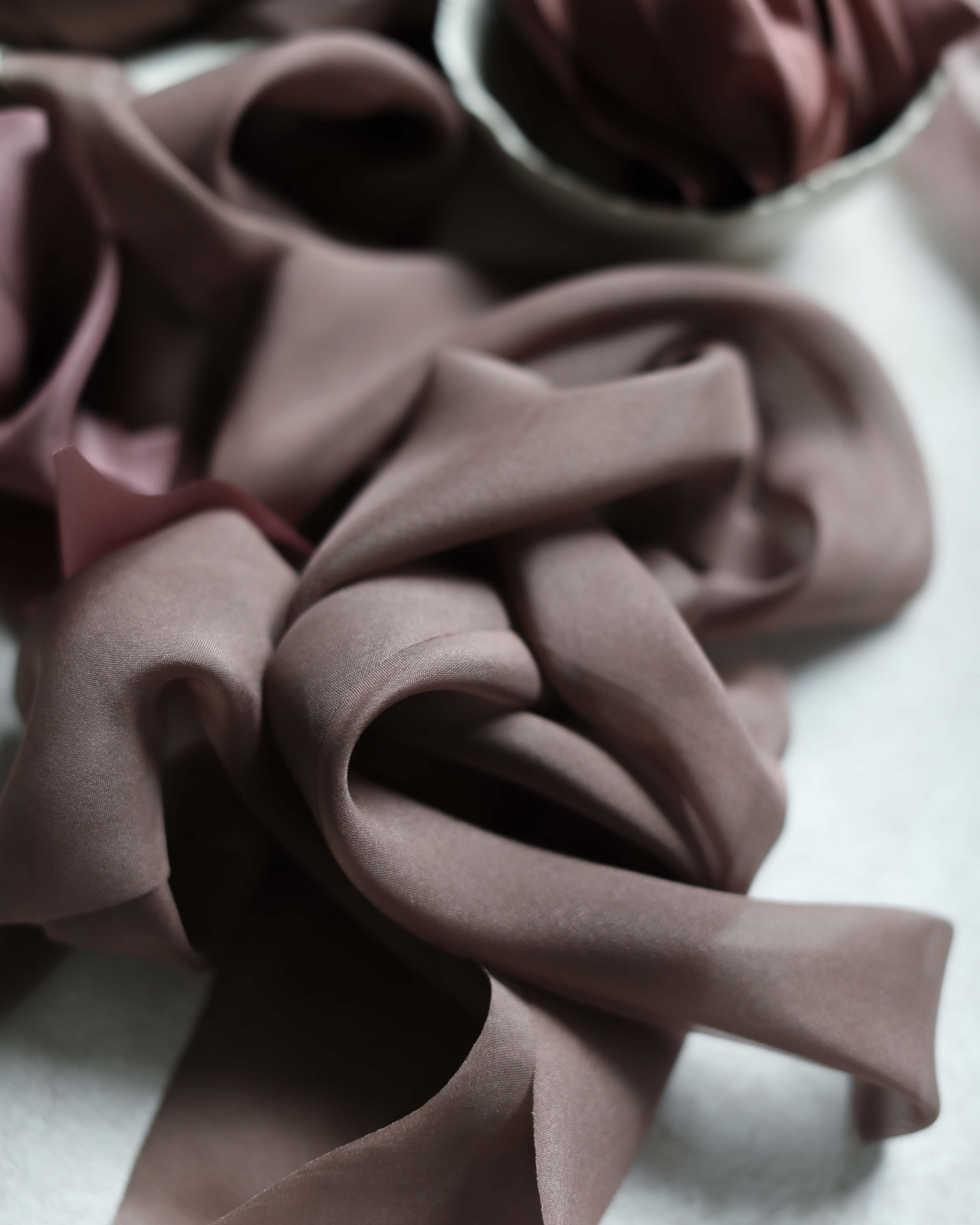 earthy silk ribbon palette