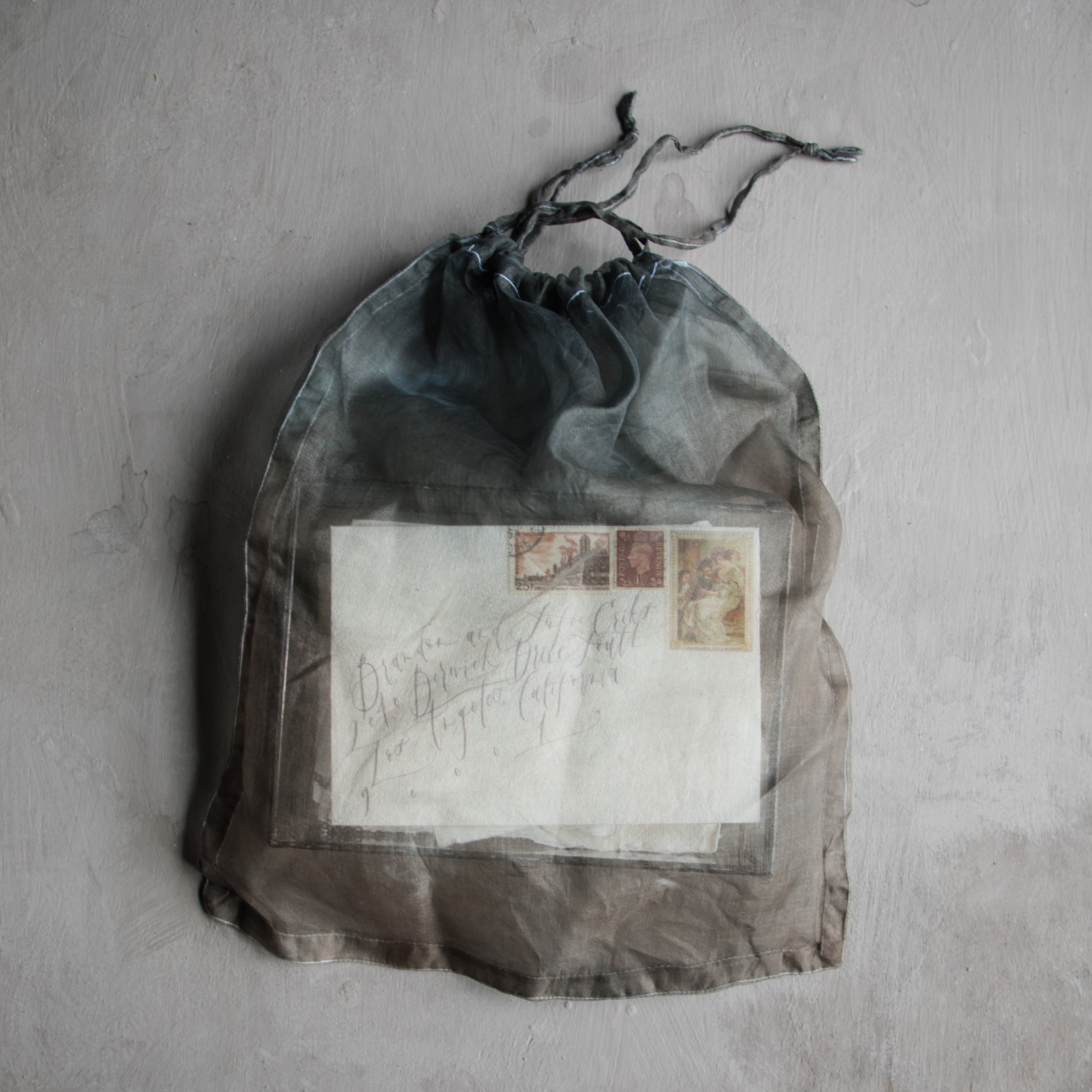 SIlk & Willow, handloom silk, silk bag, plant dyed, dip-dyed, silk