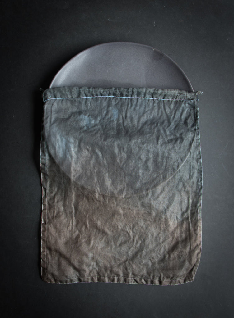 SIlk & Willow, handloom silk, silk bag, plant dyed, dip-dyed, silk