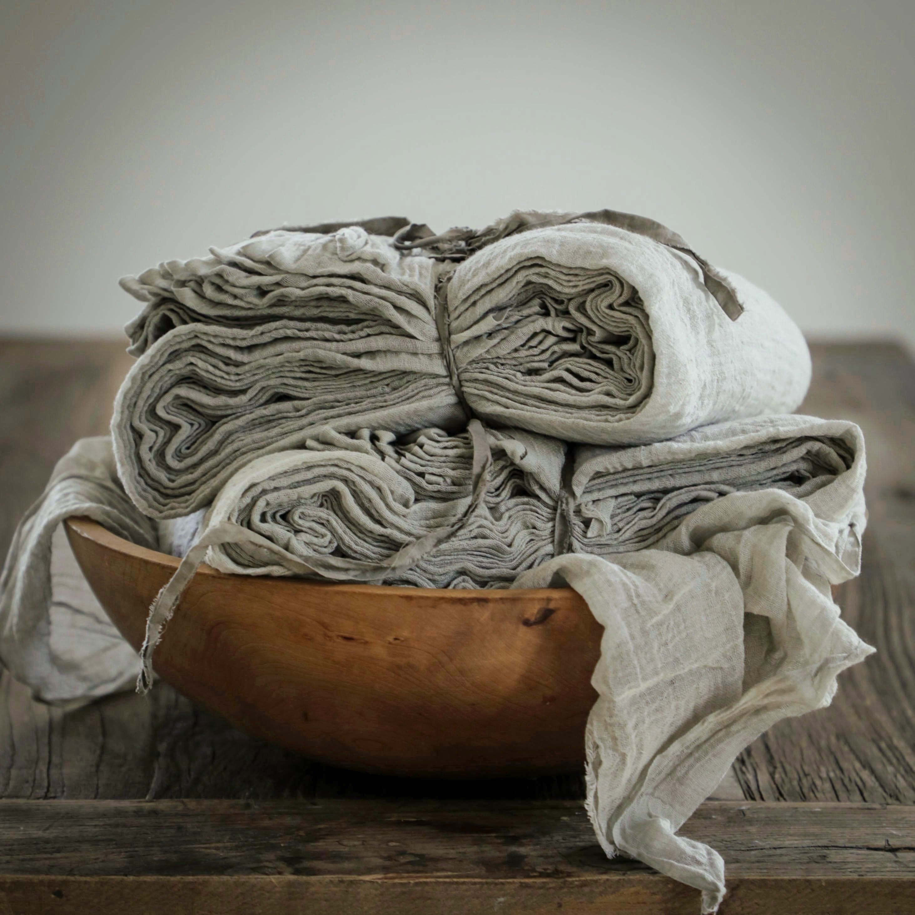 sustainable table linens, hand dyed table runner, silk and willow table runner, gray textiles