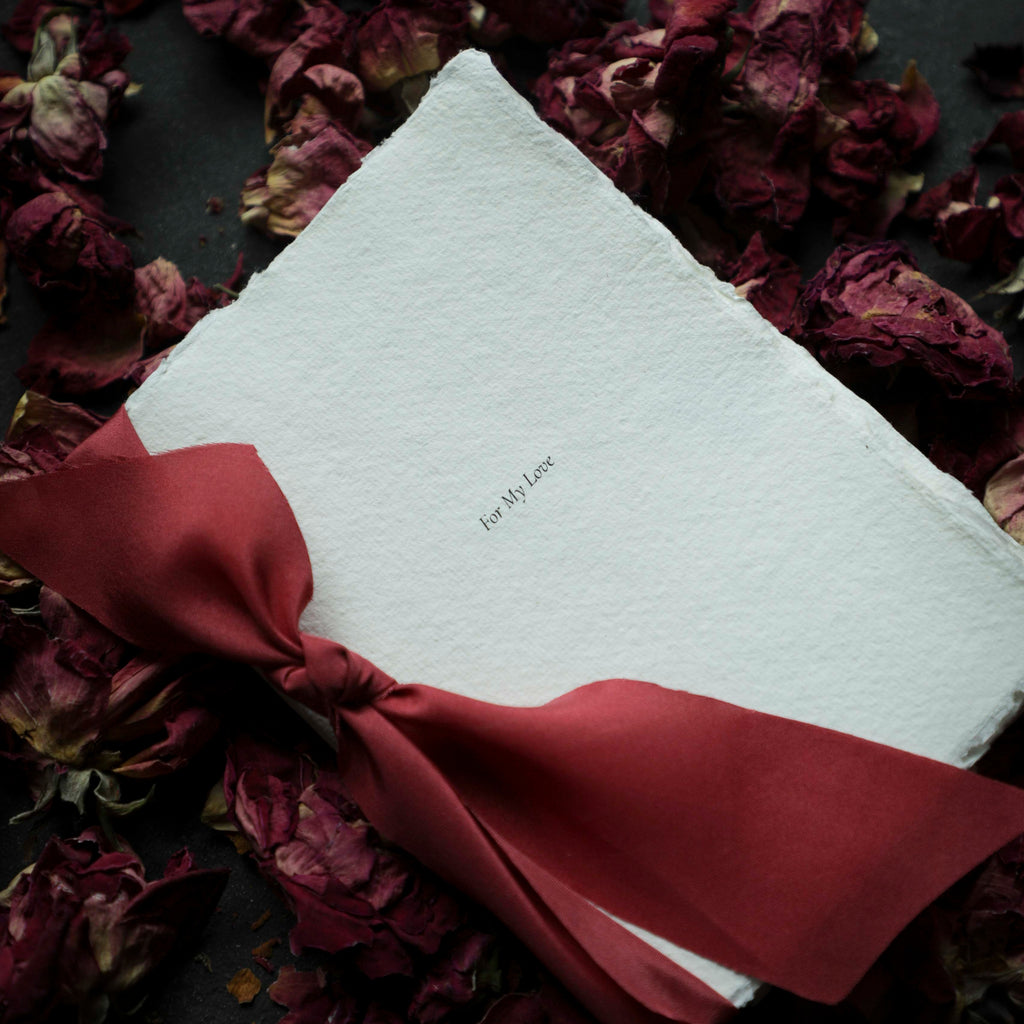 DIY handmade paper love letter kit