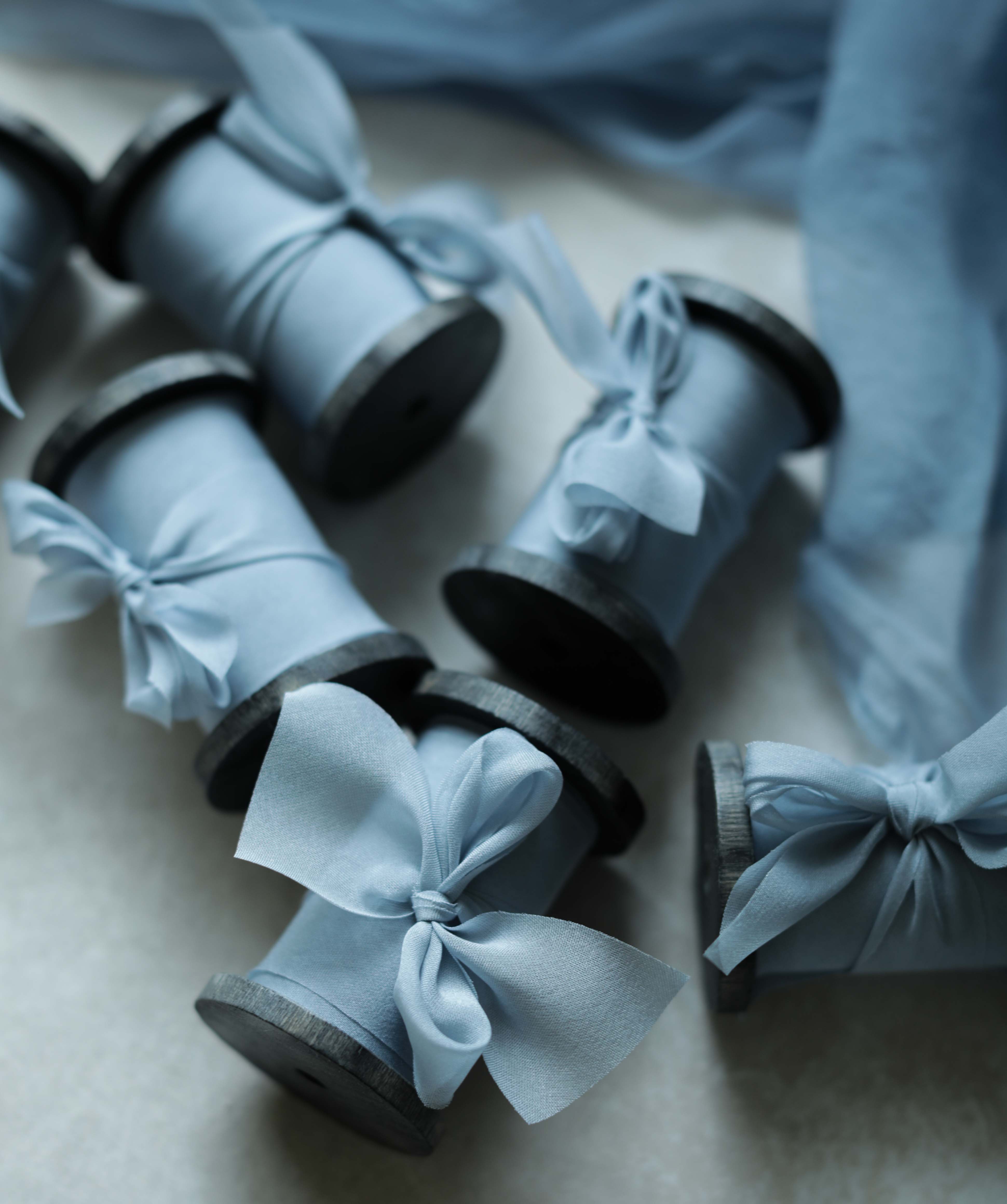 French Blue {Sheer} Silk Ribbon – Silk & Willow