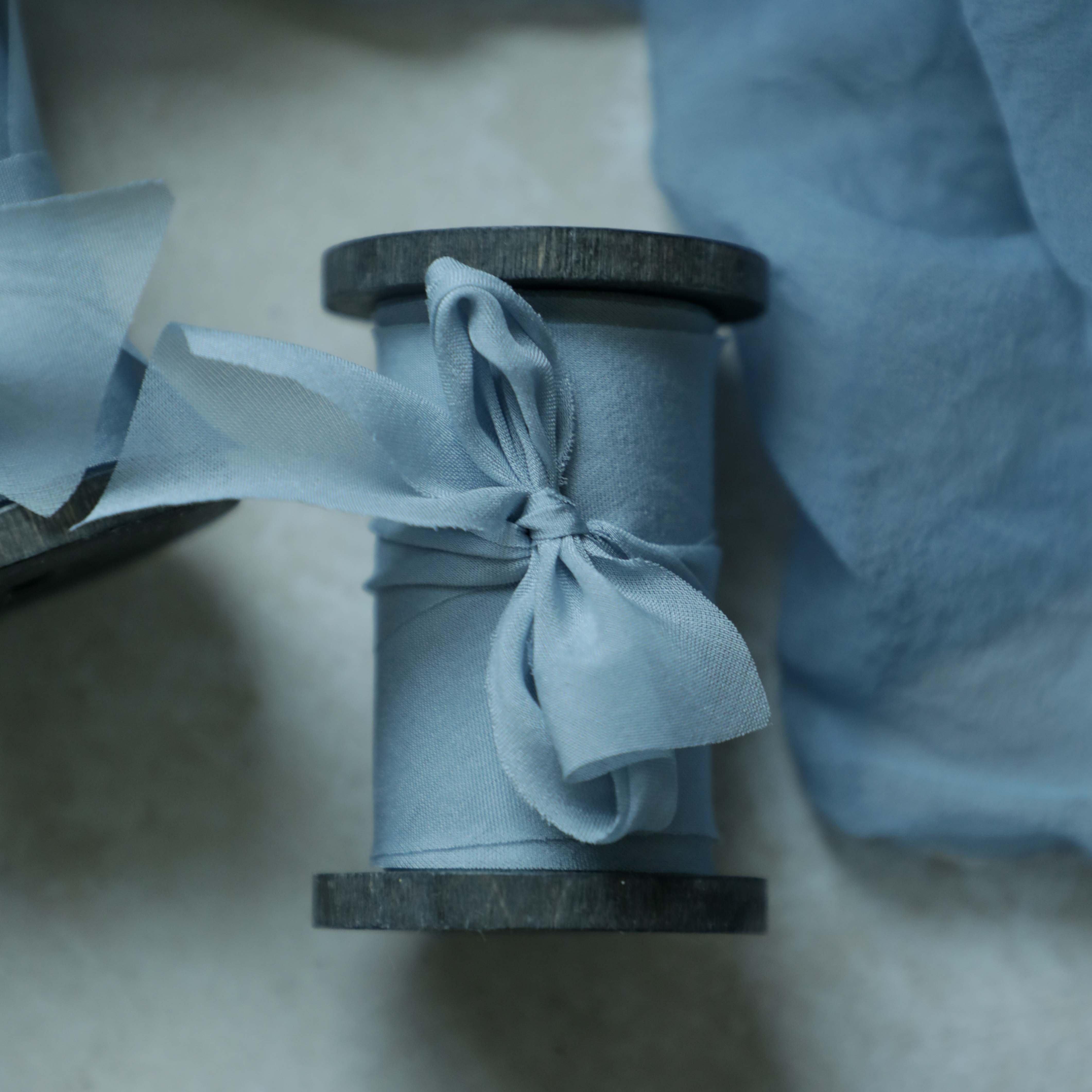 French Blue {Sheer} Silk Ribbon – Silk & Willow