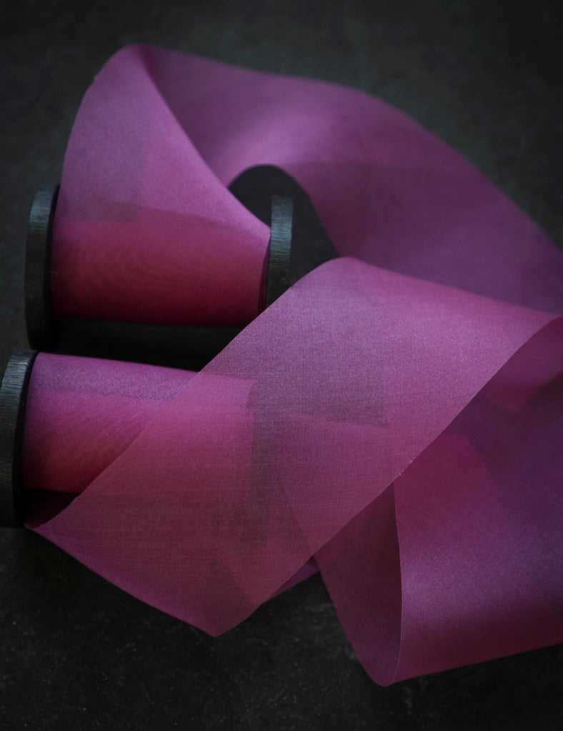 pink wedding color palette silk ribbon for wedding flower by silk and willow