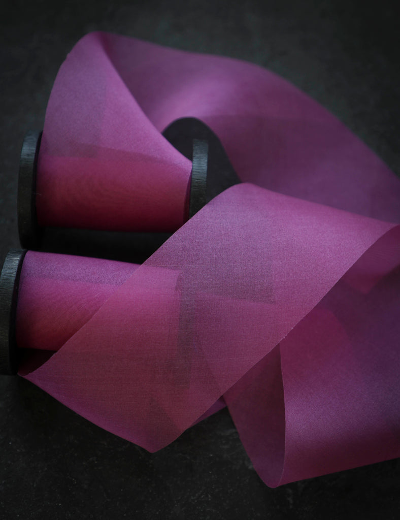 pink wedding color palette silk ribbon for wedding flower by silk and willow
