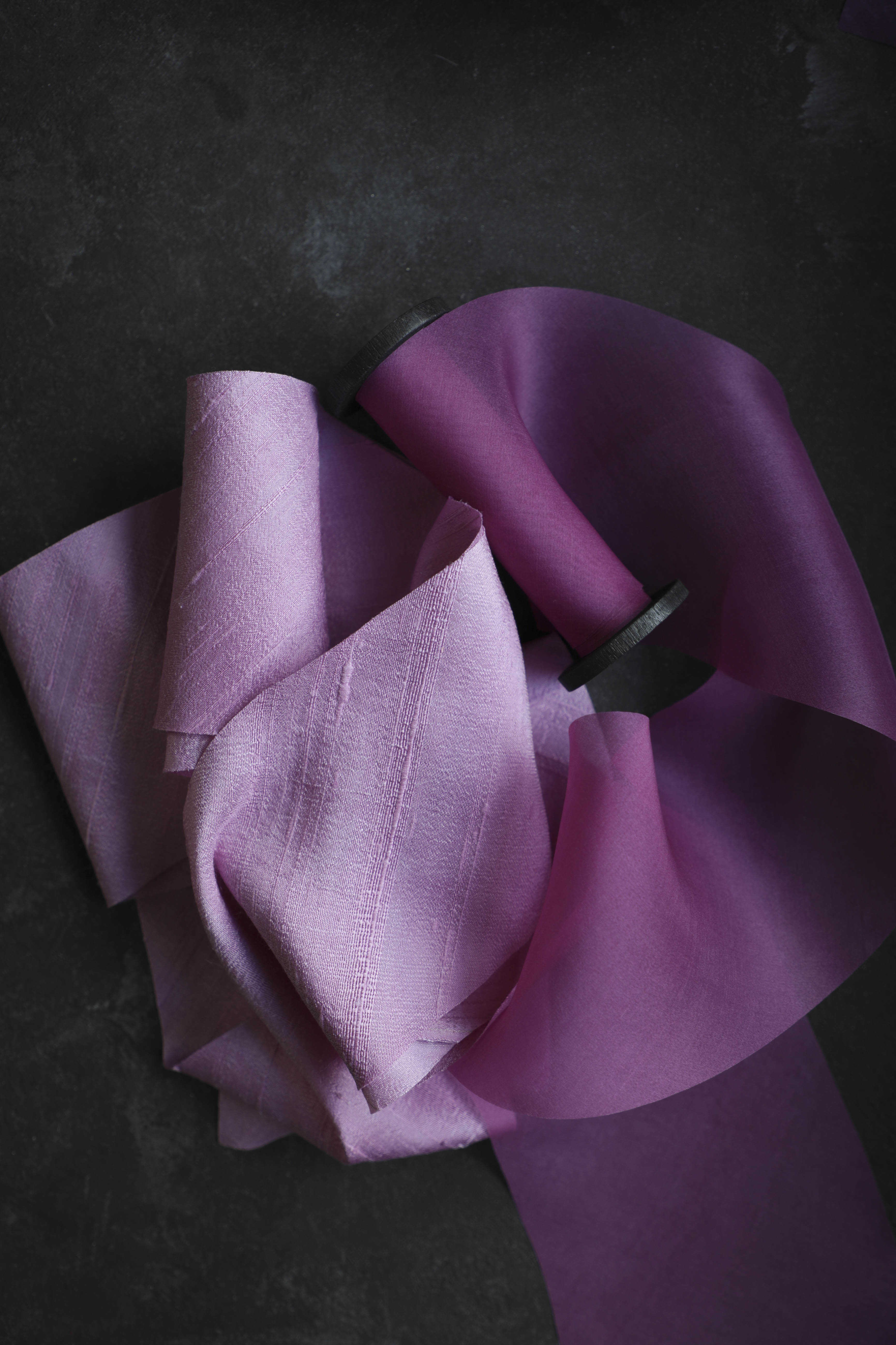 Fuchsia Organza Silk Ribbon LIMITED BATCH