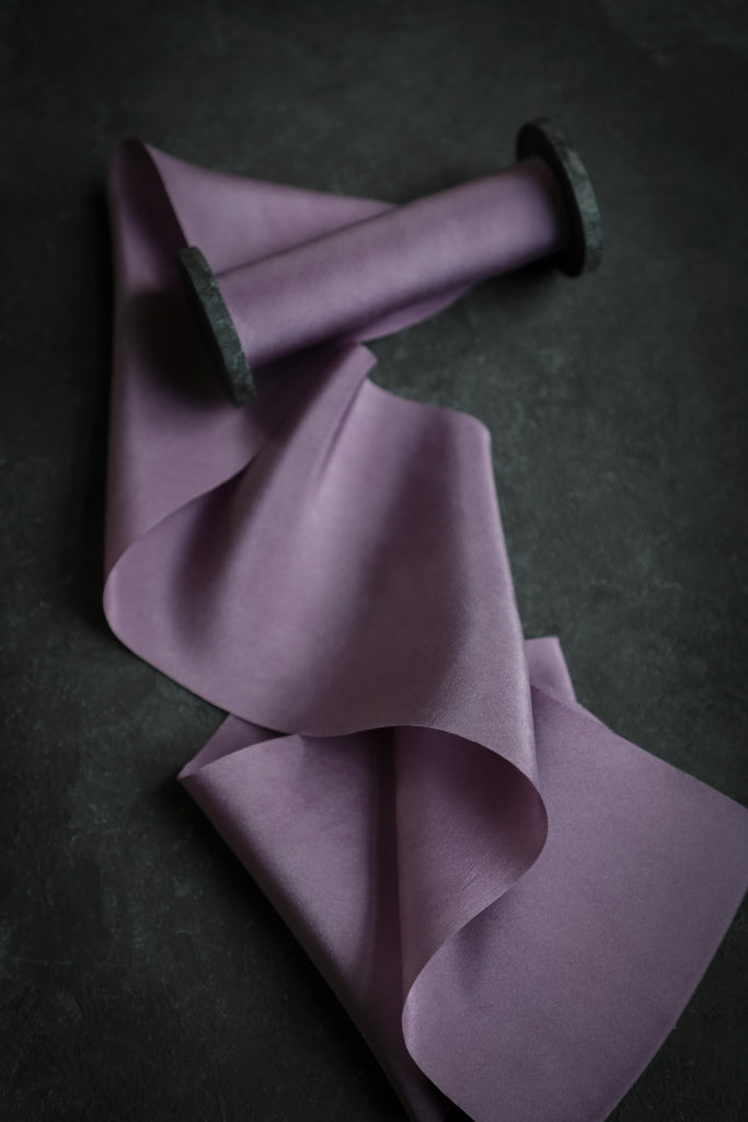 gift wrapping silk ribbon plant dyed silk ribbons