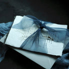 custom wedding invitations printed on handmade paper DIY