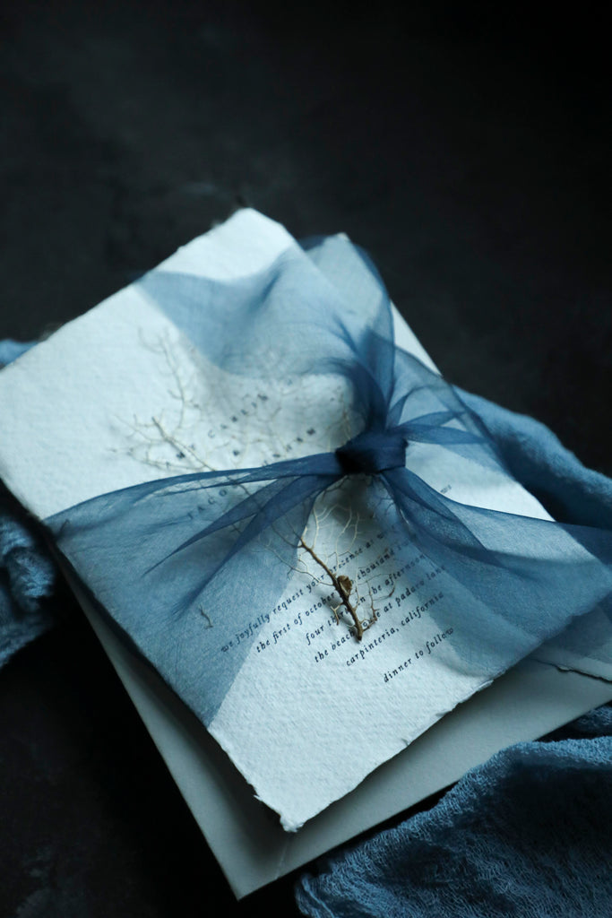 DIY handmade wedding invitation print with laser printer