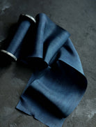 something blue for your wedding. plant dyed silk ribbon
