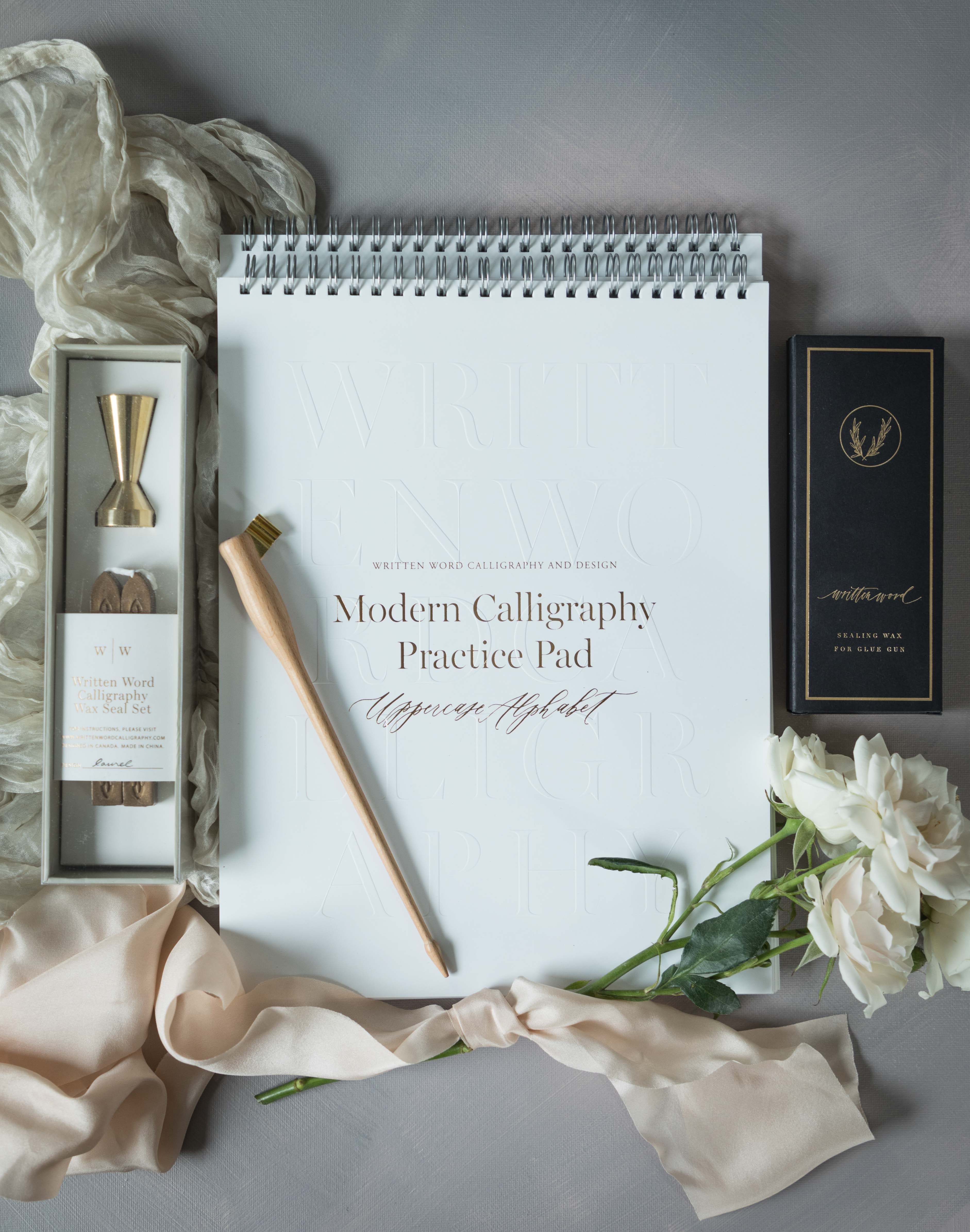 Amazon.com : Brause Calligraphy Lined Practice Pad, A4